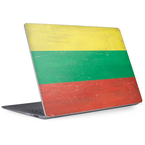 Lithuania Flag Distressed Surface Laptop 2 Skin